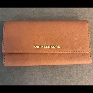 Michael Kors Brown Leather Wallet